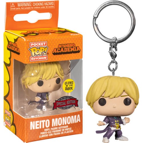 Funko Pocket Pop! My Hero Academia - Neito Monoma (Glows in the Dark) (Special Edition) Vinyl Figure Keychain Приврзок