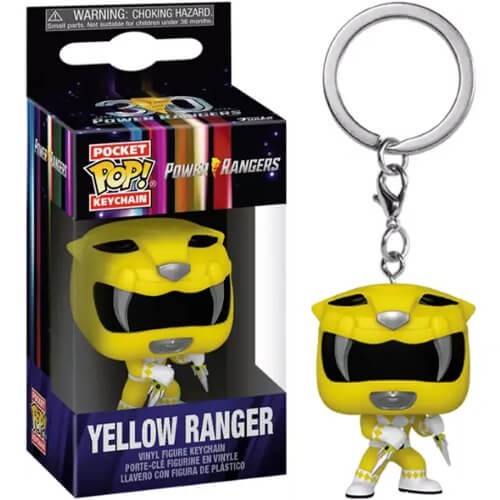 Funko Pocket Pop! Power Rangers - Yellow Ranger Vinyl Figure Keychain Приврзок