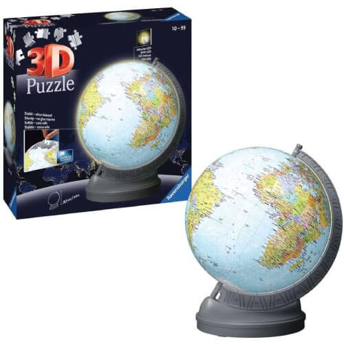 Ravensburger World Globe Night Edition Сложувалка
