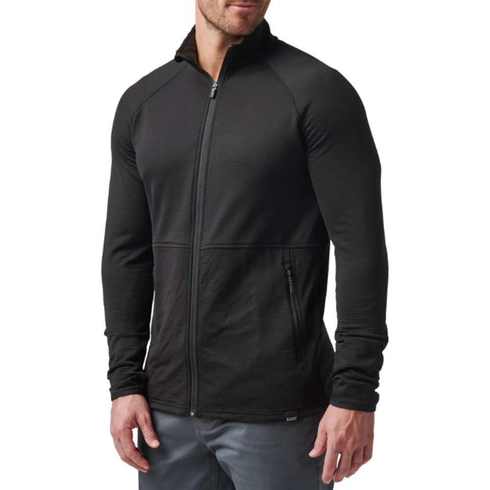 5.11 TACTICAL Блуза Stratos Full Zip, Црна