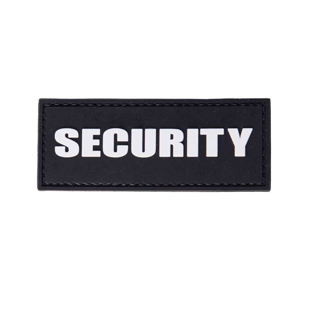 SECUBOR Лепенка security tab black and white 8.8x3.4