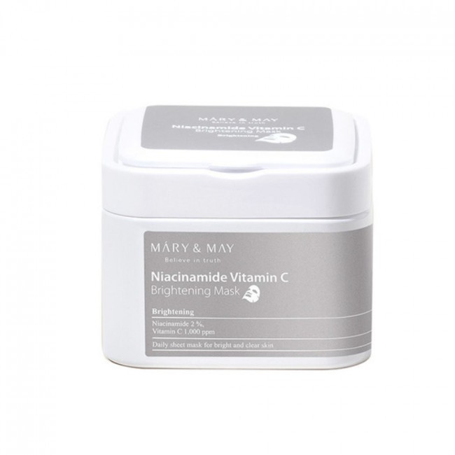 Mary&May Маска за лице Niacinamide Vitamin C Brightening Mask (30pcs)
