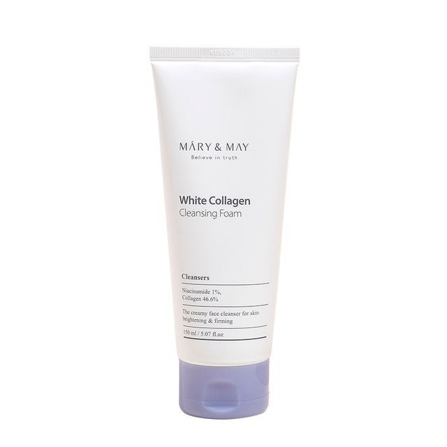 Mary&May Чистач за лице White Collagen Cleansing Foam 150ml