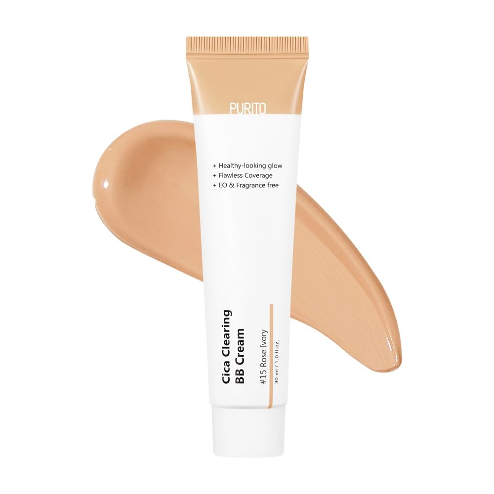 Purito ББ крема Cica Clearing BB Cream SPF 38/PA+++ Rose Ivory 15