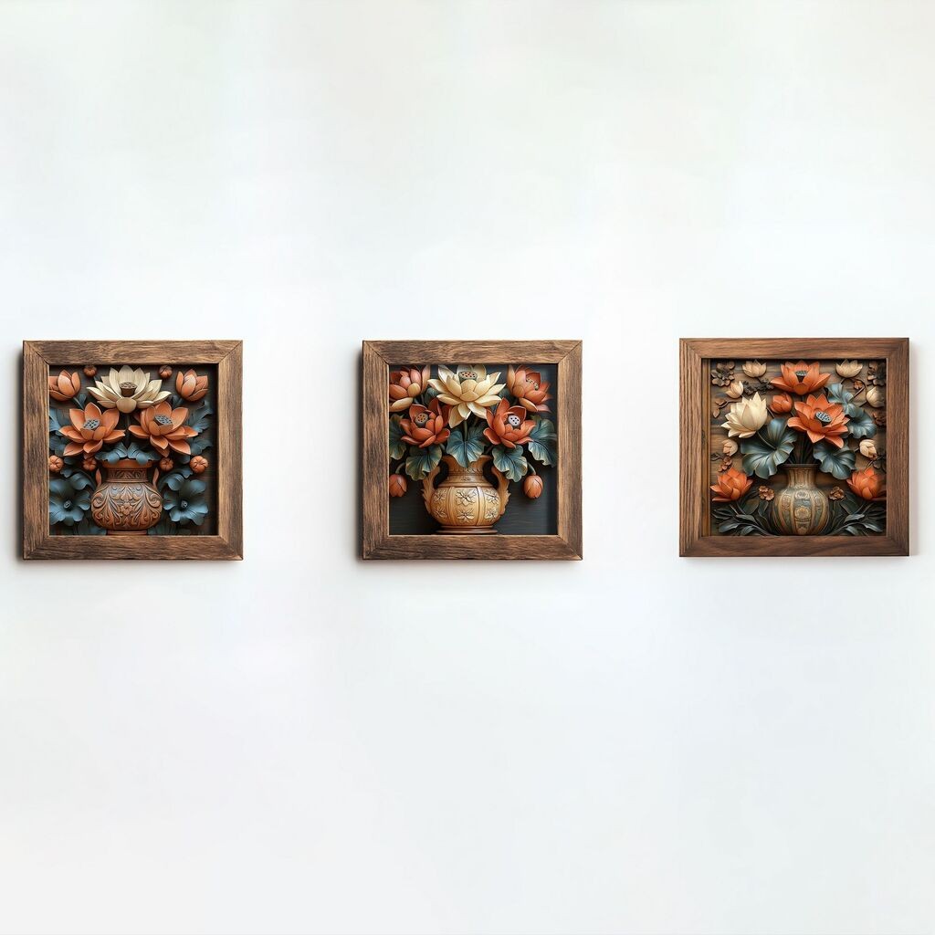 Wallity Picture UKZM076, 3 дела, 16 x 16 x 2 см