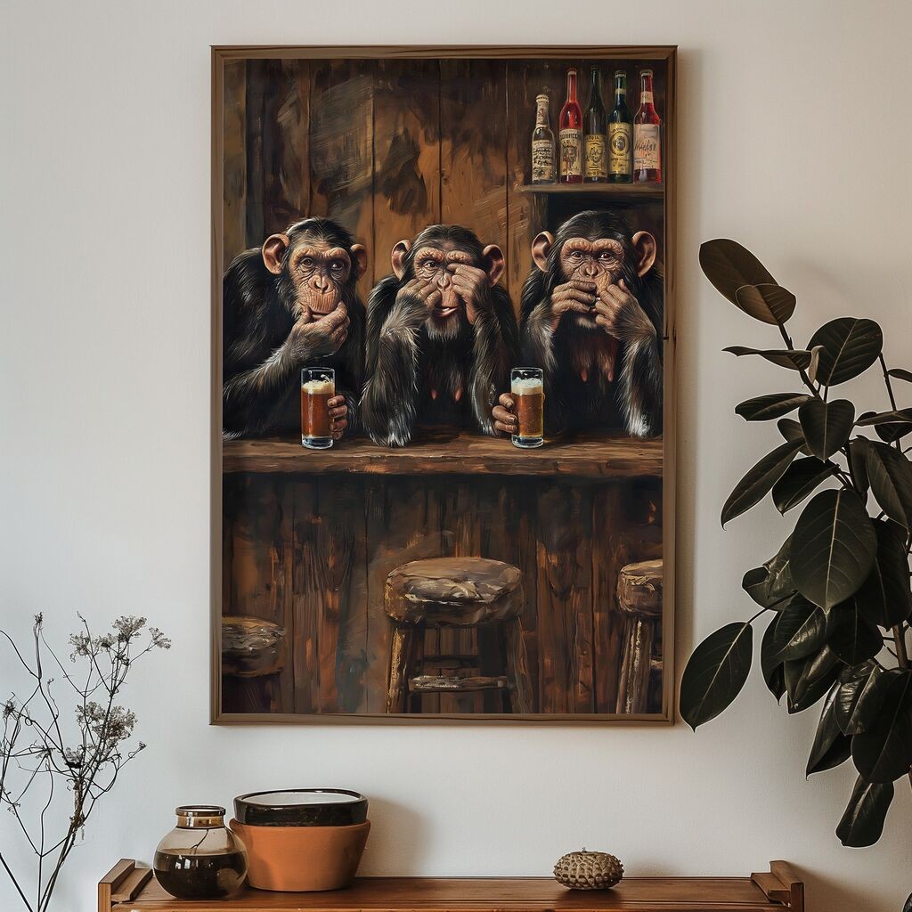 Слика Wallity HUM077, 50 x 70 см