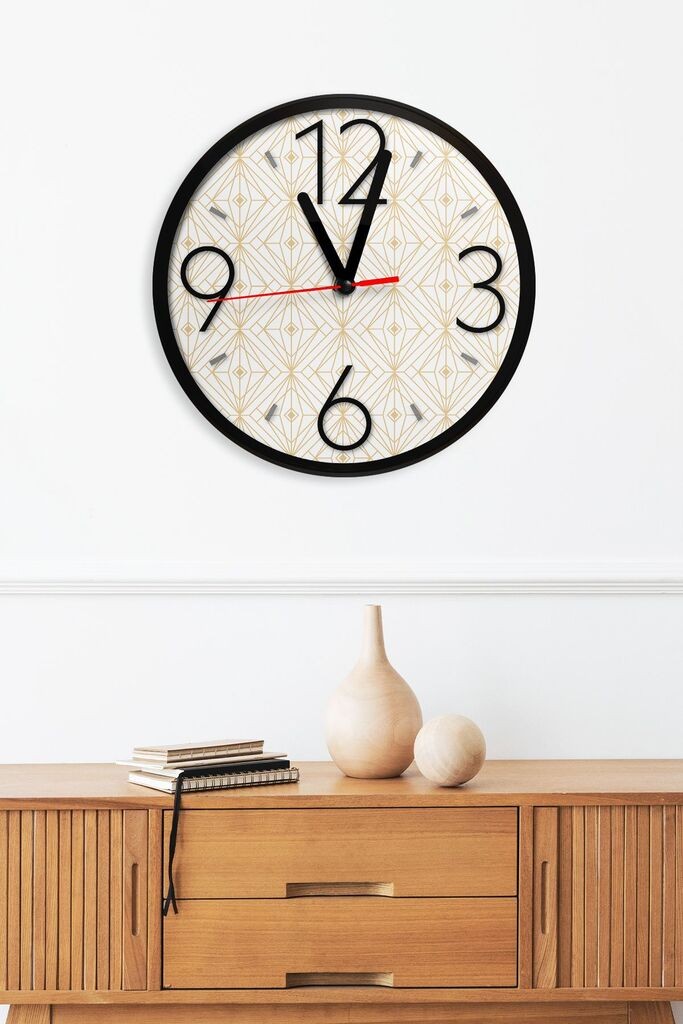 Dzиден часовник Wallity Artavessa3D clock25, 36x36x1 см