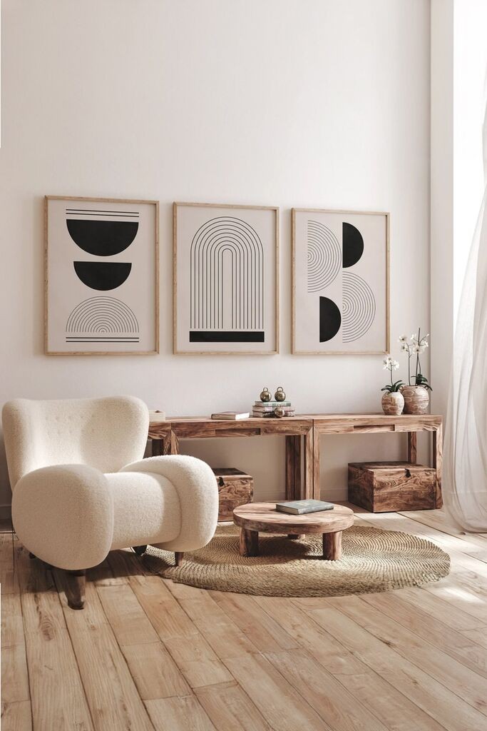 Слика Wallity 3Dartsoho82, 3 дела, 33 x 48 см