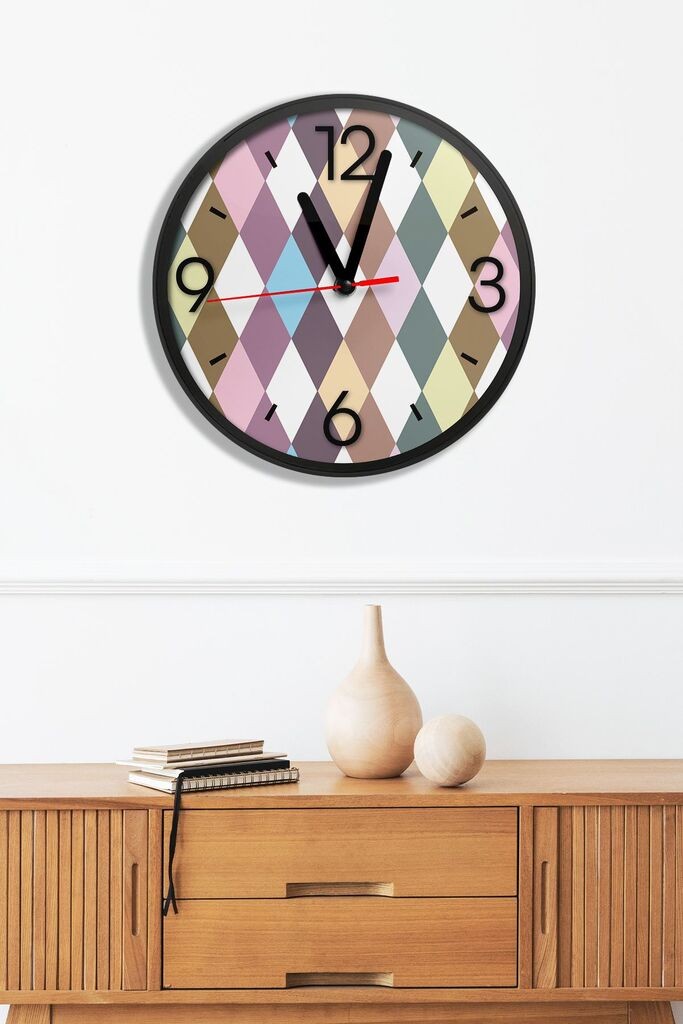 Dzиден часовник Wallity Artavessa3D clock14, 36x36x1 см