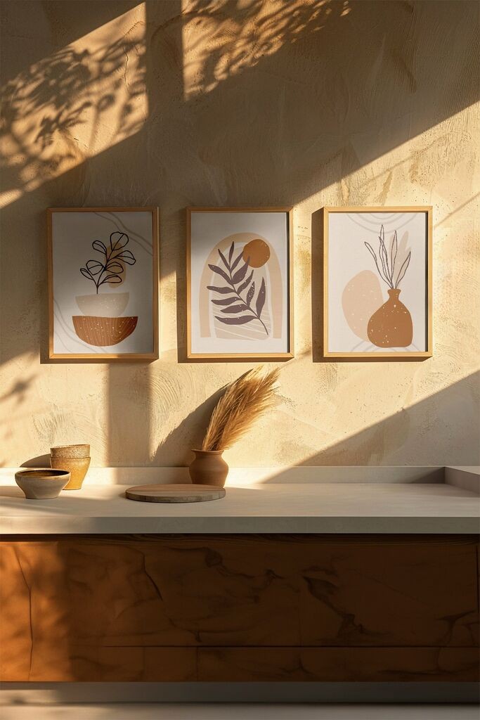 Слика Wallity 3Dartsoho101, 3 дела, 33 x 48 см