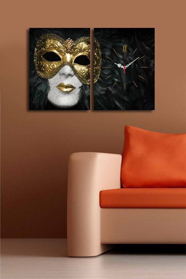 Wallity dzиден часовник 2P3040CS-128, 64x40 см, 2 дела