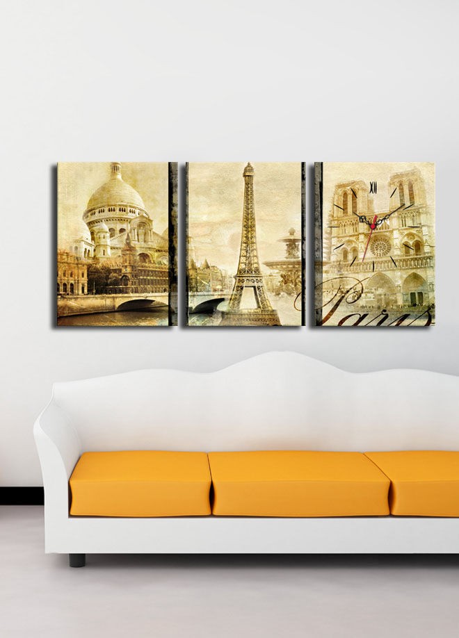 Wallity dzиден часовник 3P3040CS-27, 96x40 см, 3 дела