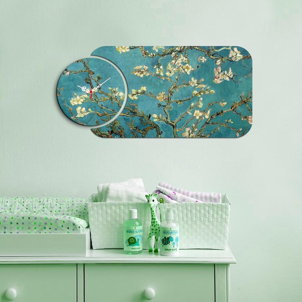 Wallity dzиден часовник YMS-01, 68x32 см, 2 дела