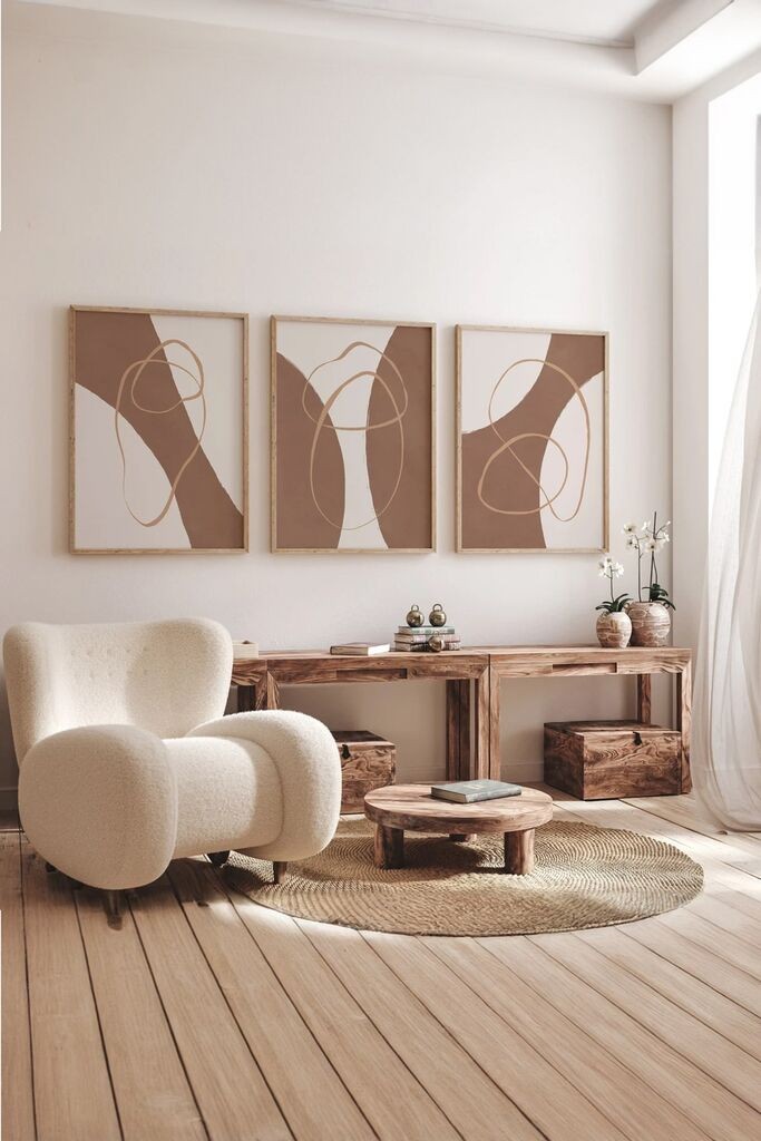 Слика Wallity 3Dartsoho77, 3 дела, 33 x 48 см