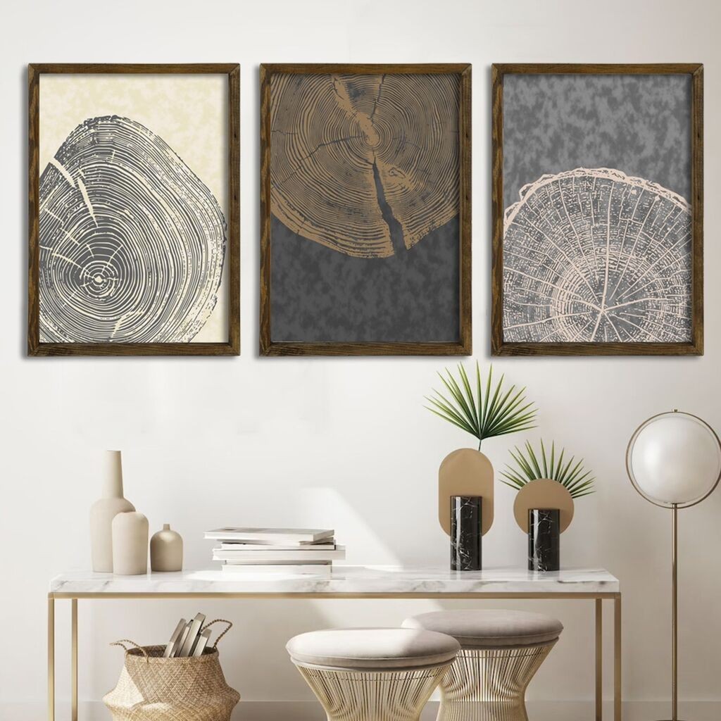 Слика Wallity EMN015, 3 дела, 50 x 70 см