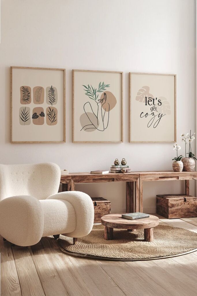 Слика Wallity 3Dartsoho26, 3 дела, 33 x 48 см