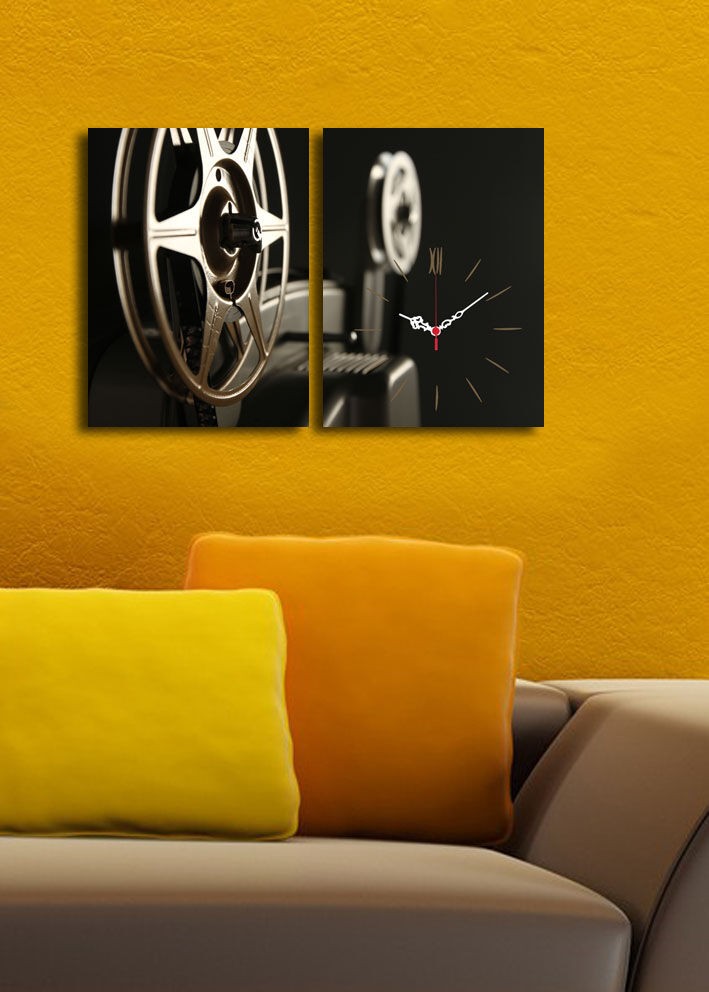 Wallity dzиден часовник 2P3040CS-129, 64x40 см, 2 дела