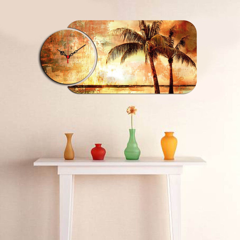 Wallity dzиден часовник YMS-08, 68x32 см, 2 дела