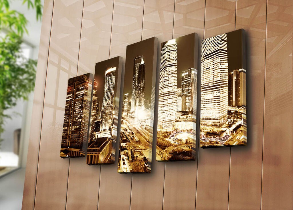 Wallity слика 5PATK-75, 70 x 105 см, 5 дела