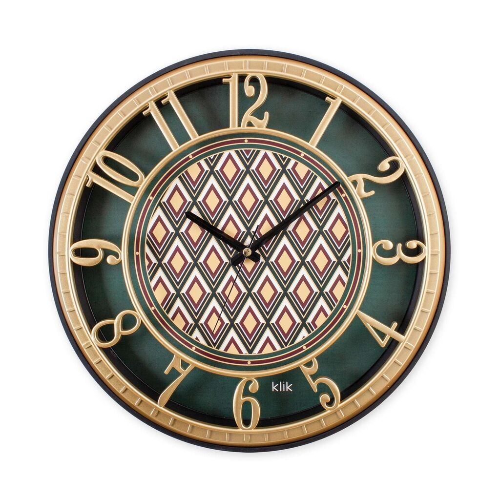 Dzиден часовник Wallity Hisar Emerald Design, 40x40 см