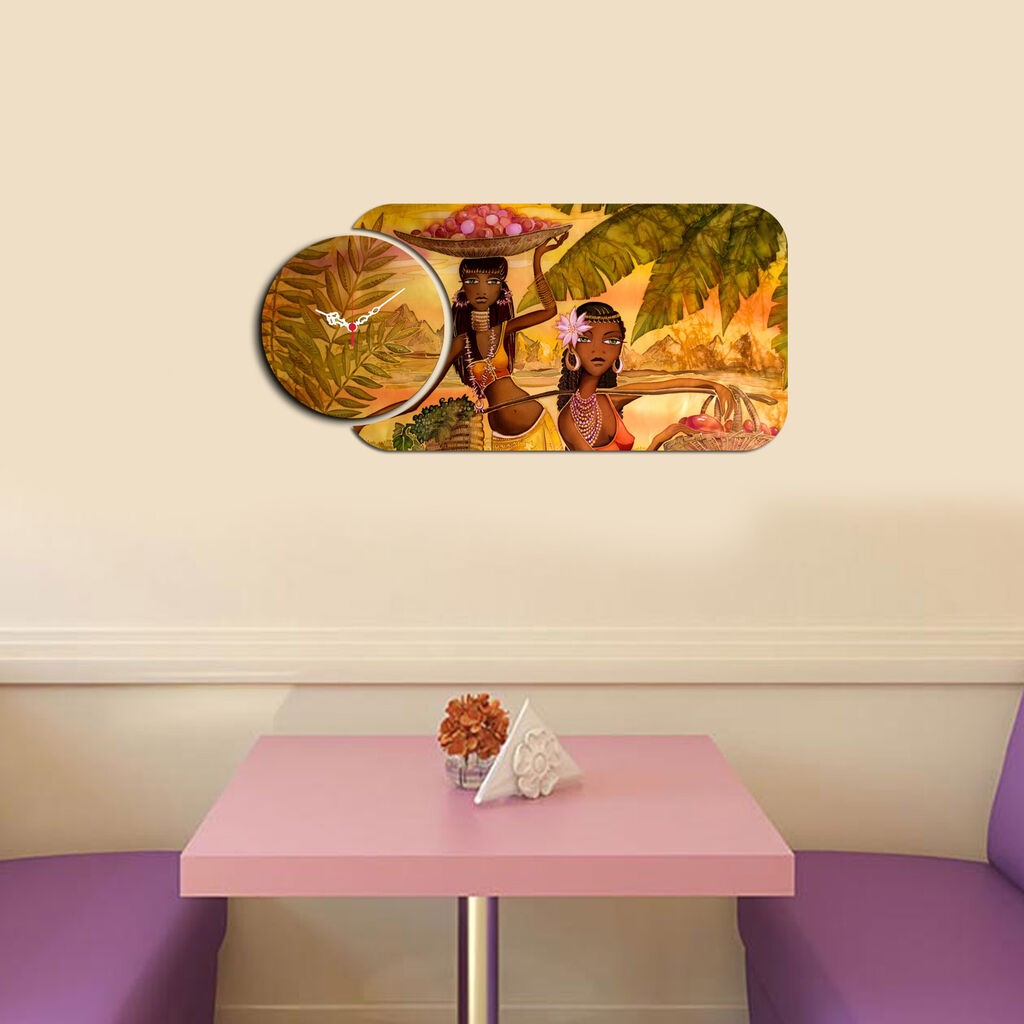 Wallity dzиден часовник YMS-78, 68x32 см, 2 дела