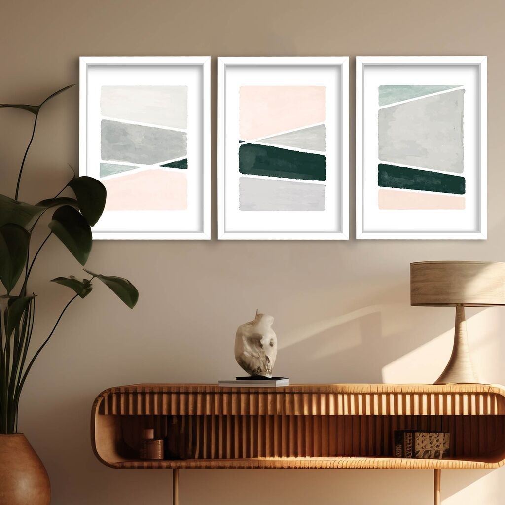 Слика Wallity 3p3752softct-011, 3 дела, 38 x 53 см