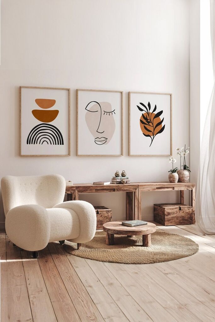 Слика Wallity 3Dartsoho66, 3 дела, 33 x 48 см