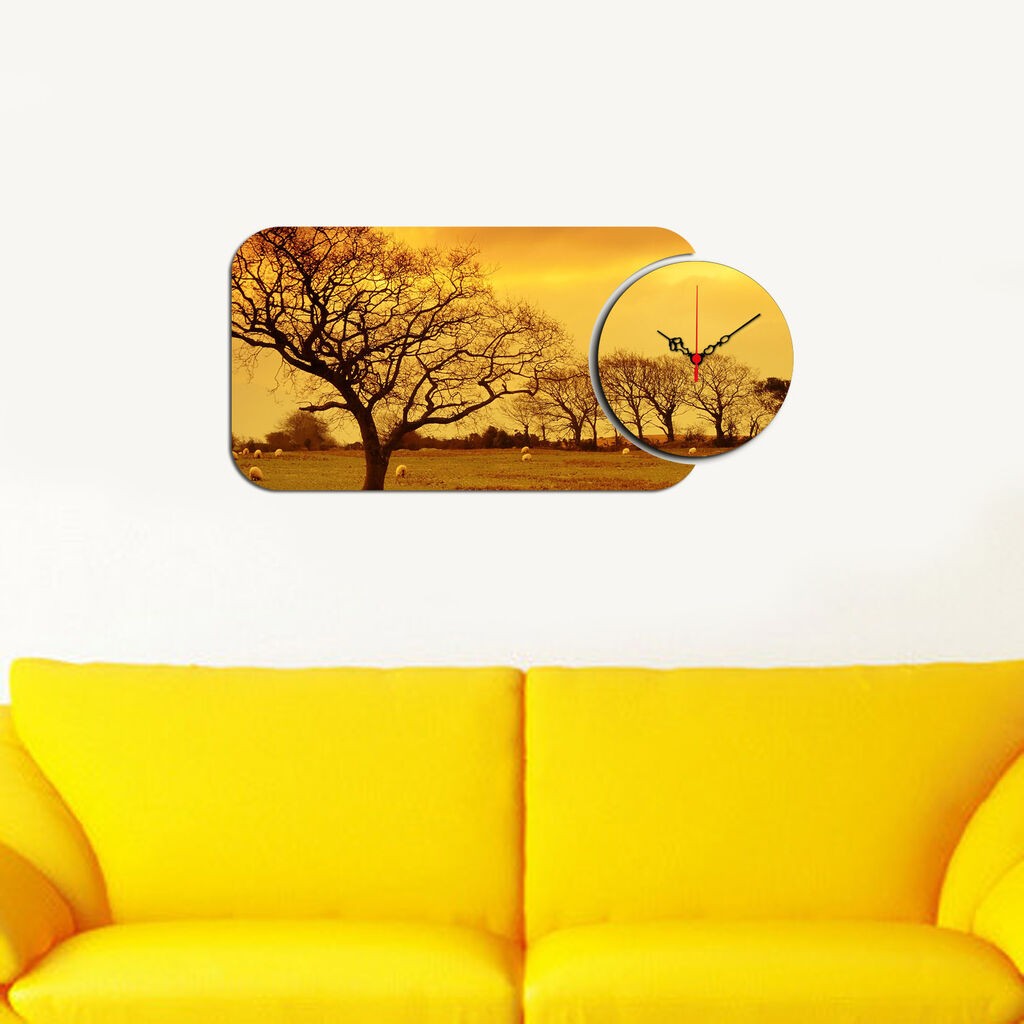 Wallity dzиден часовник YMS-53, 68x32 см, 2 дела