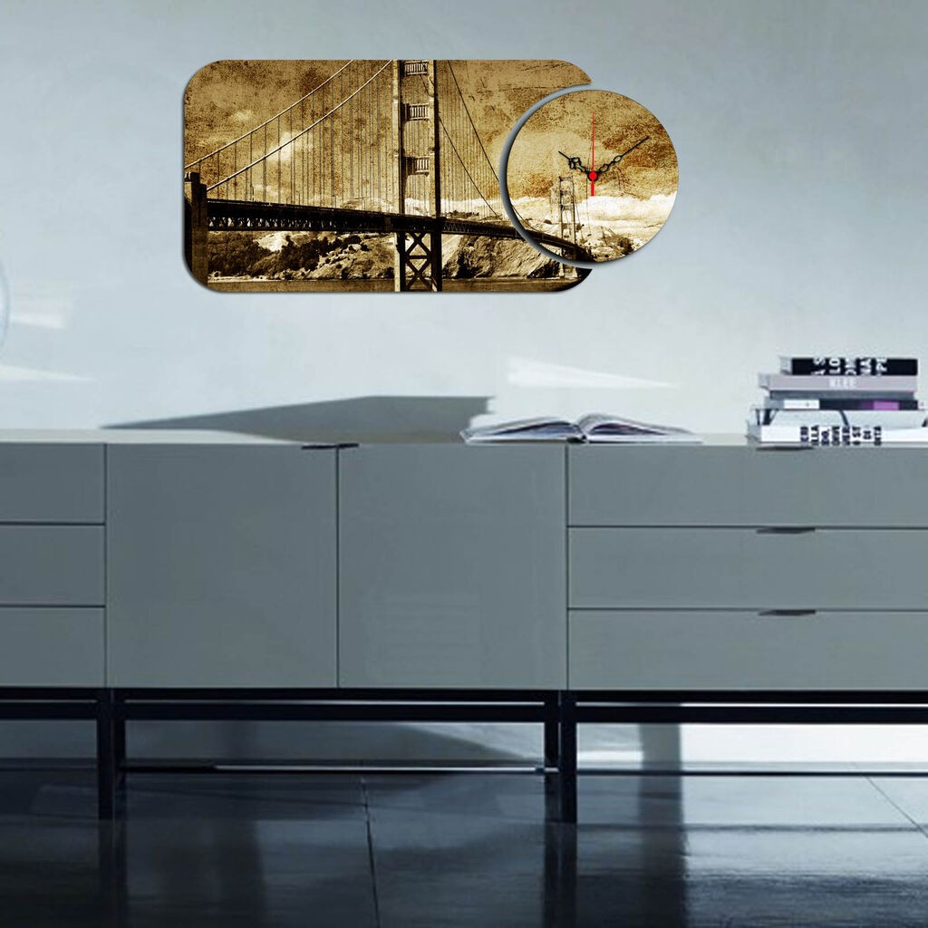 Wallity dzиден часовник YMS-55, 68x32 см, 2 дела