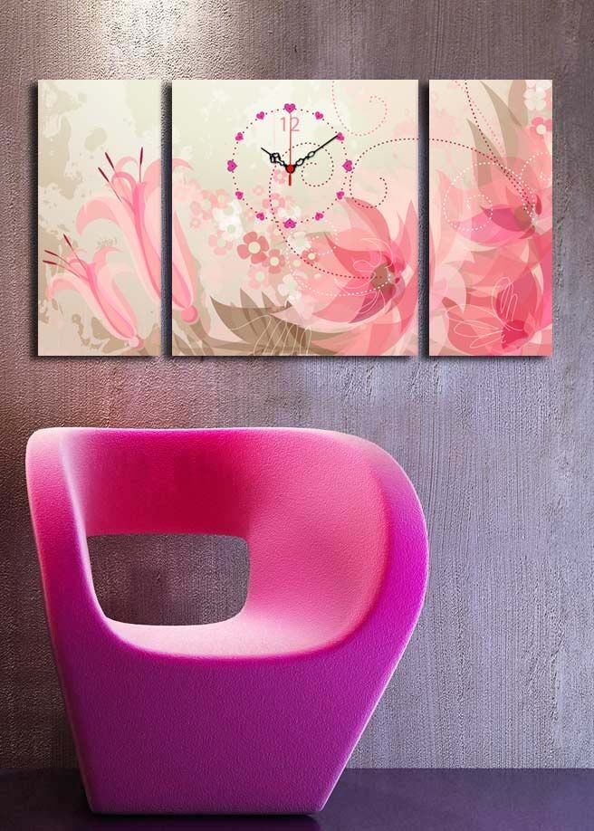 Wallity dzиден часовник 3P204045CS-11, 84x45 см, 3 дела