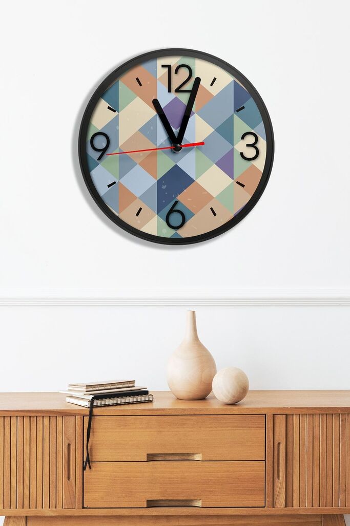 Dzиден часовник Wallity Artavessa3D clock17, 36x36x1 см