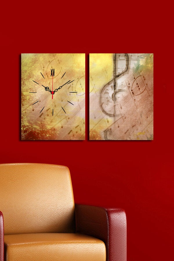 Wallity dzиден часовник 2P3040CS-134, 64x40 см, 2 дела