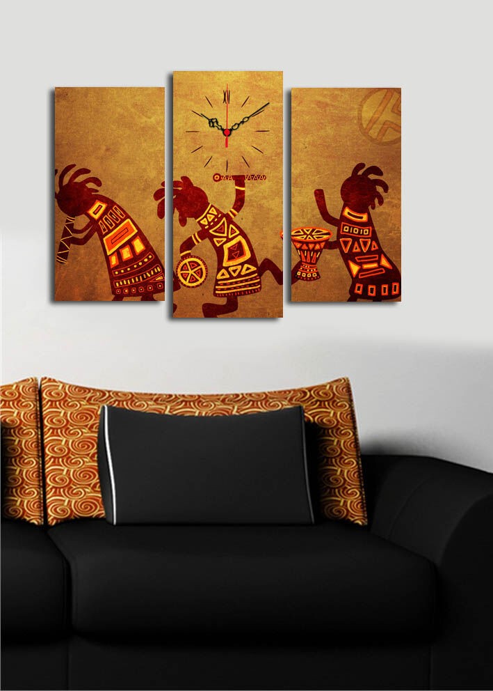 Wallity dzиден часовник 3PATCS-16, 66x45 см, 3 дела