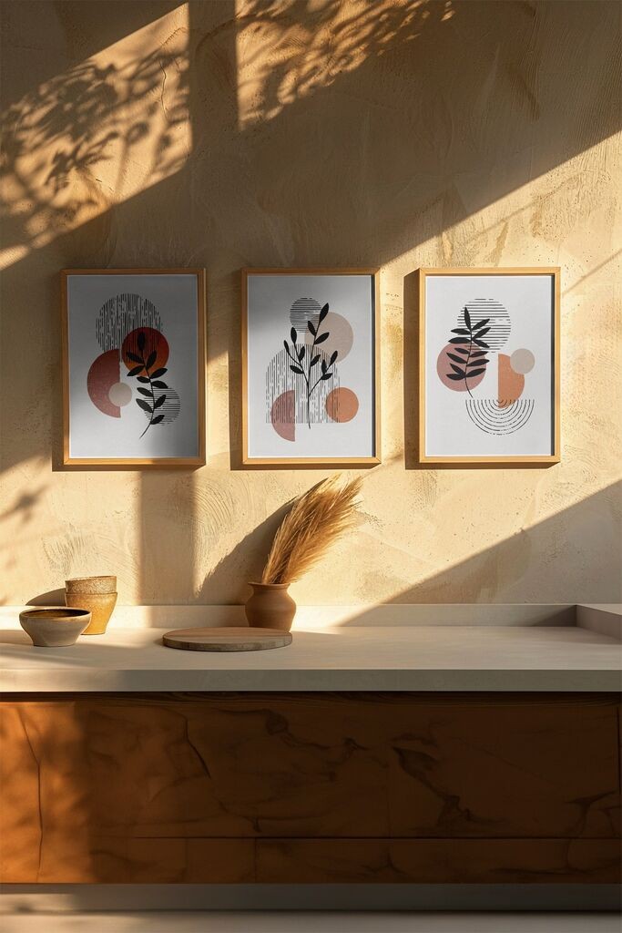 Слика Wallity 3Dartsoho113, 3 дела, 33 x 48 см