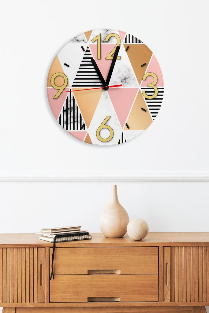 Dzиден часовник Wallity Artavessa3D clock24, 36x36x1 см