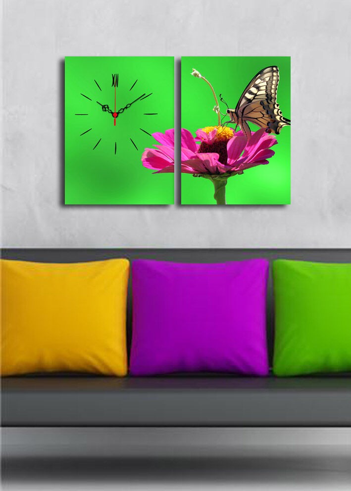 Wallity dzиден часовник 2P3040CS-124, 64x40 см, 2 дела