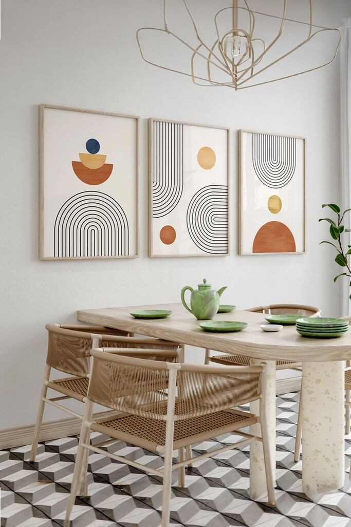 Слика Wallity 3Dartsoho16, 3 дела, 33 x 48 см