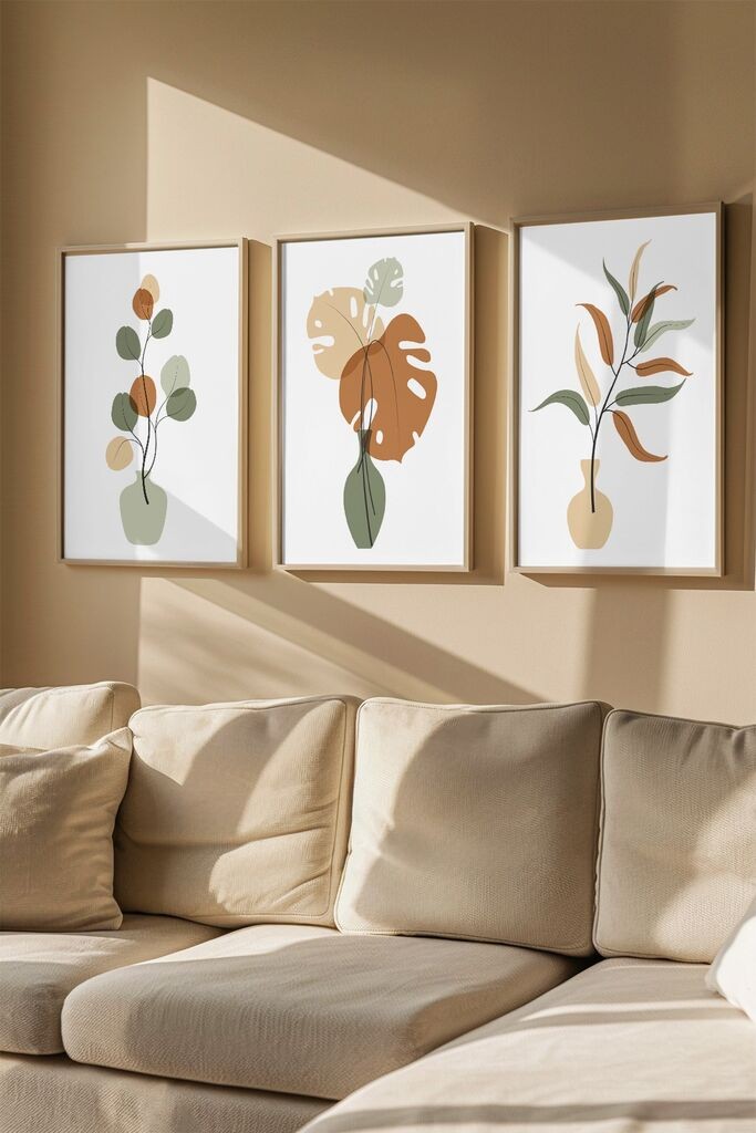 Слика Wallity 3Dartsoho94, 3 дела, 33 x 48 см