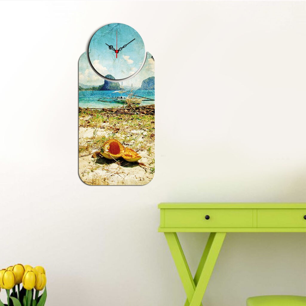 Wallity dzиден часовник YMS-11, 68x32 см, 2 дела