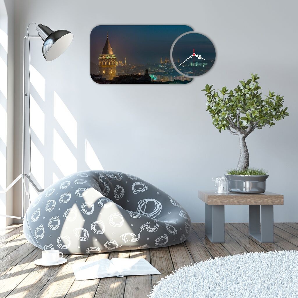 Wallity dzиден часовник YMS-39, 68x32 см, 2 дела