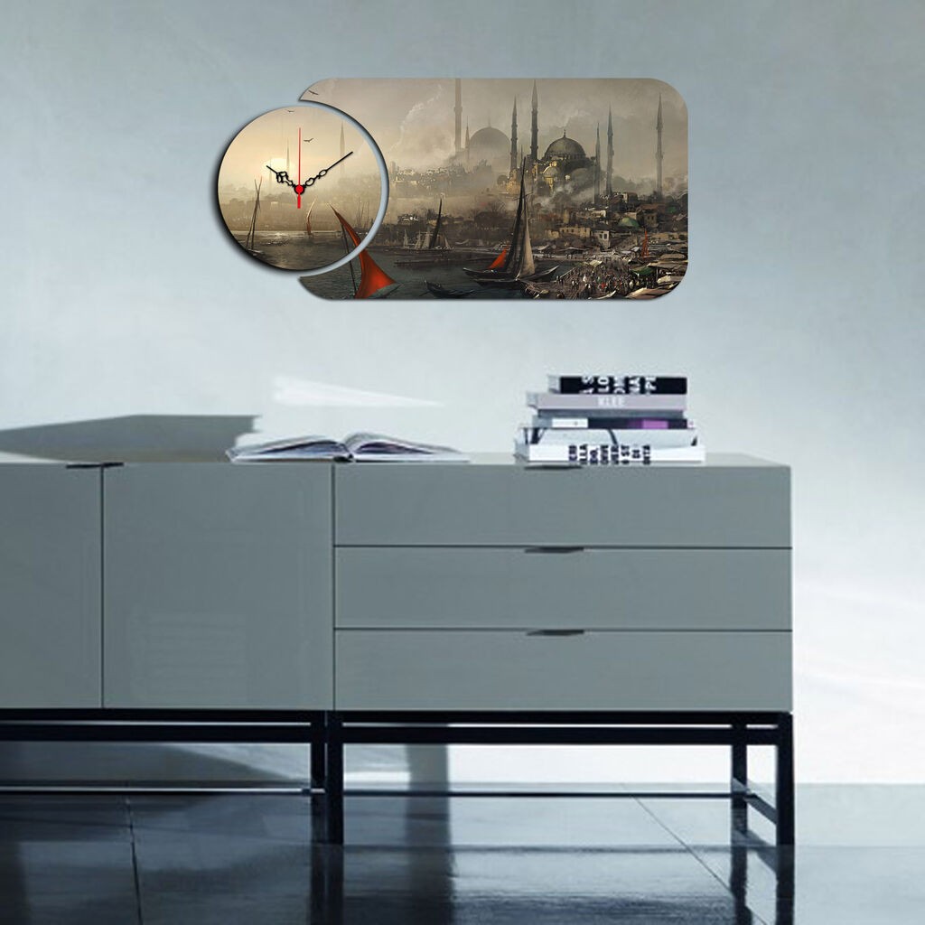 Wallity dzиден часовник YMS-02, 68x32 см, 2 дела