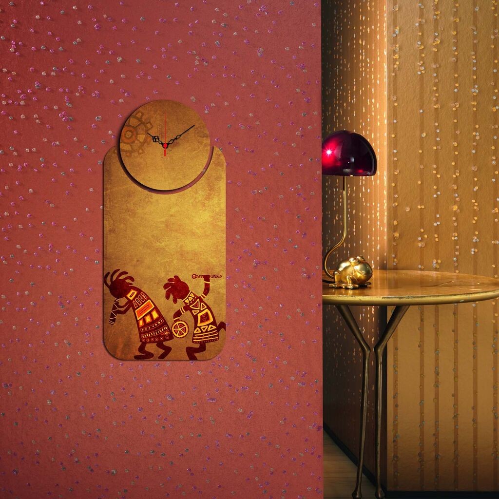 Wallity dzиден часовник YMS-50, 68x32 см, 2 дела