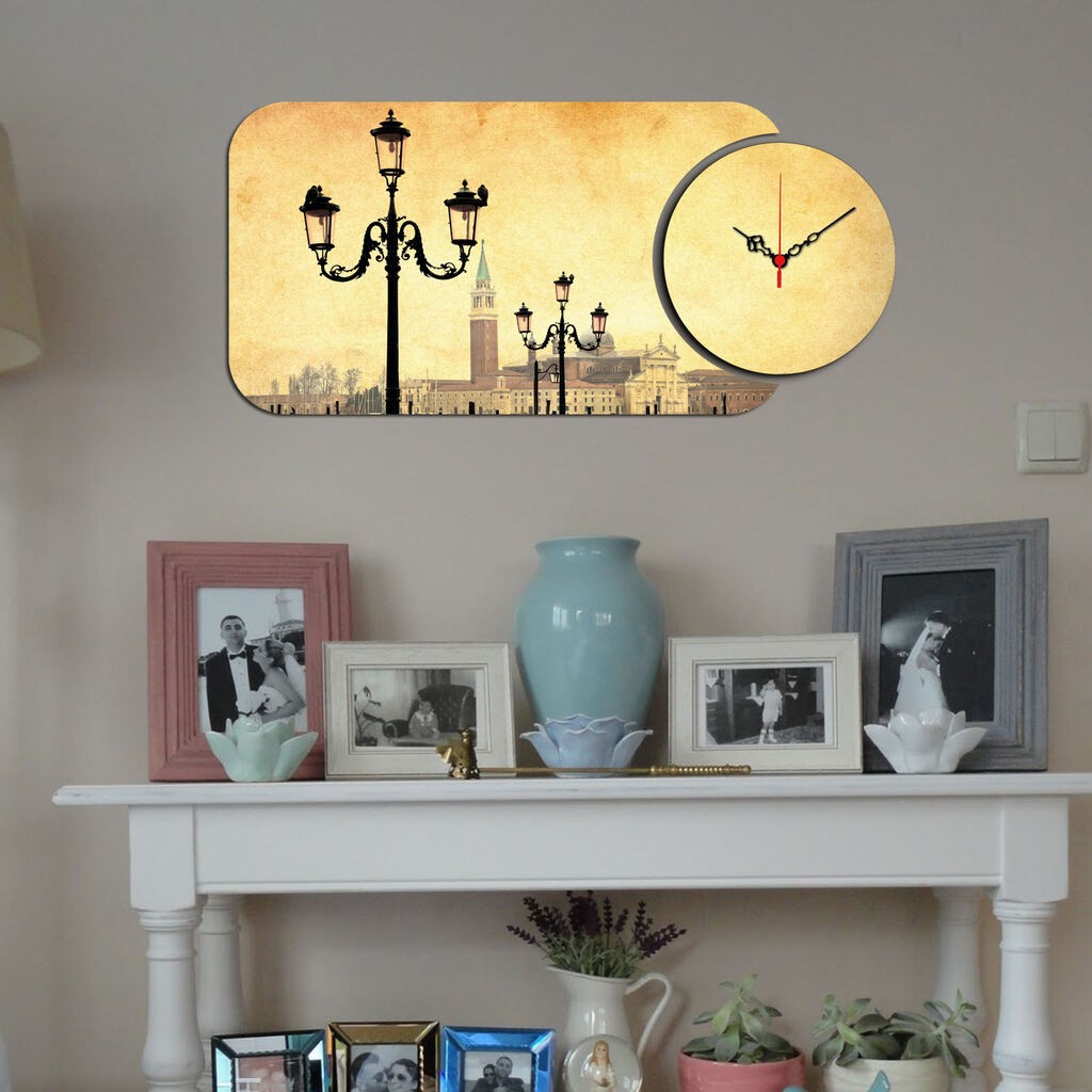 Wallity dzиден часовник YMS-26, 68x32 см, 2 дела