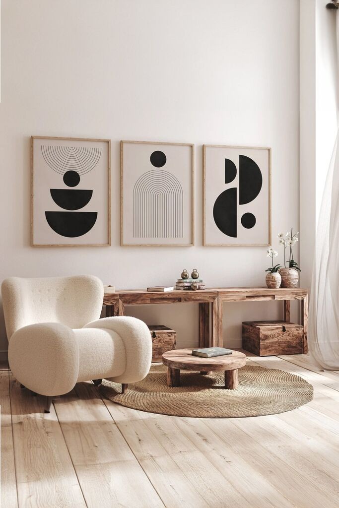 Слика Wallity 3Dartsoho62, 3 дела, 33 x 48 см