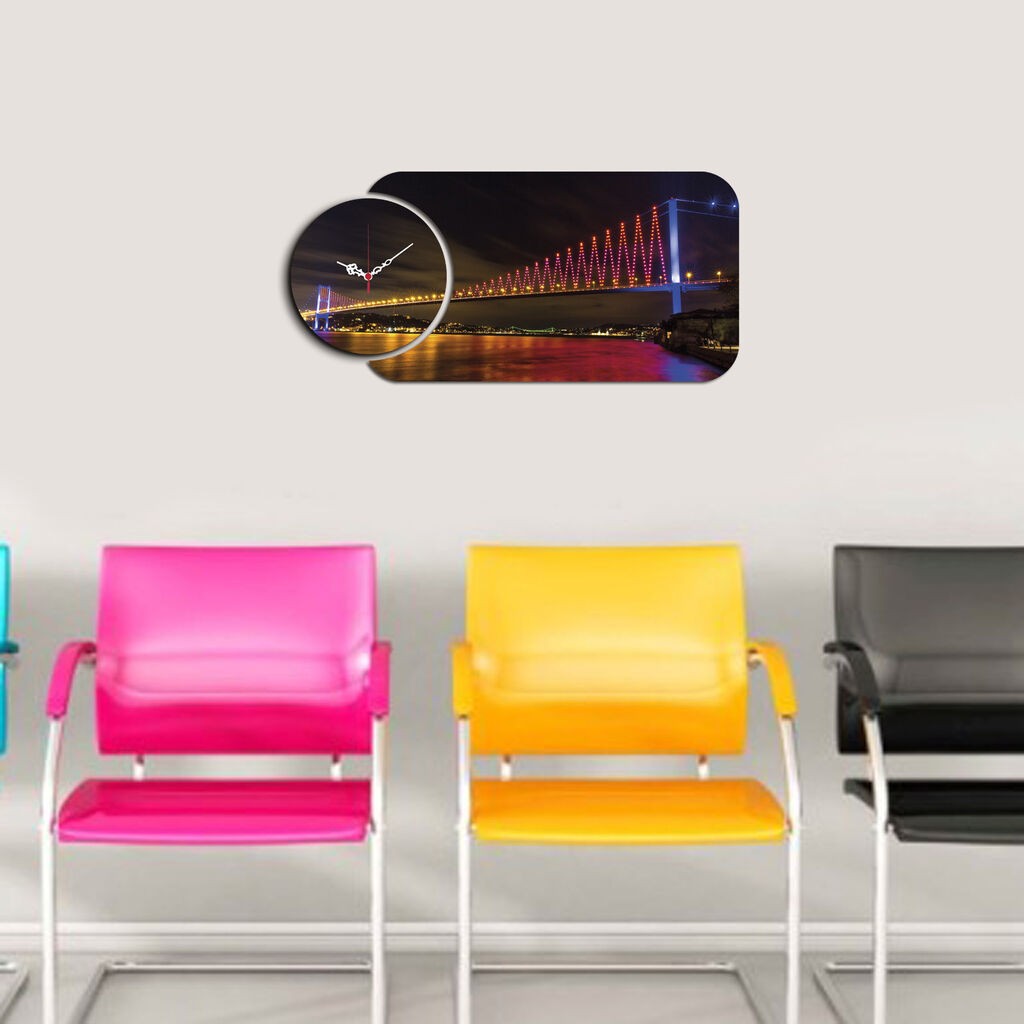 Wallity dzиден часовник YMS-37, 68x32 см, 2 дела