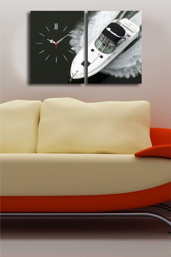 Wallity dzиден часовник 2P3040CS-122, 64x40 см, 2 дела