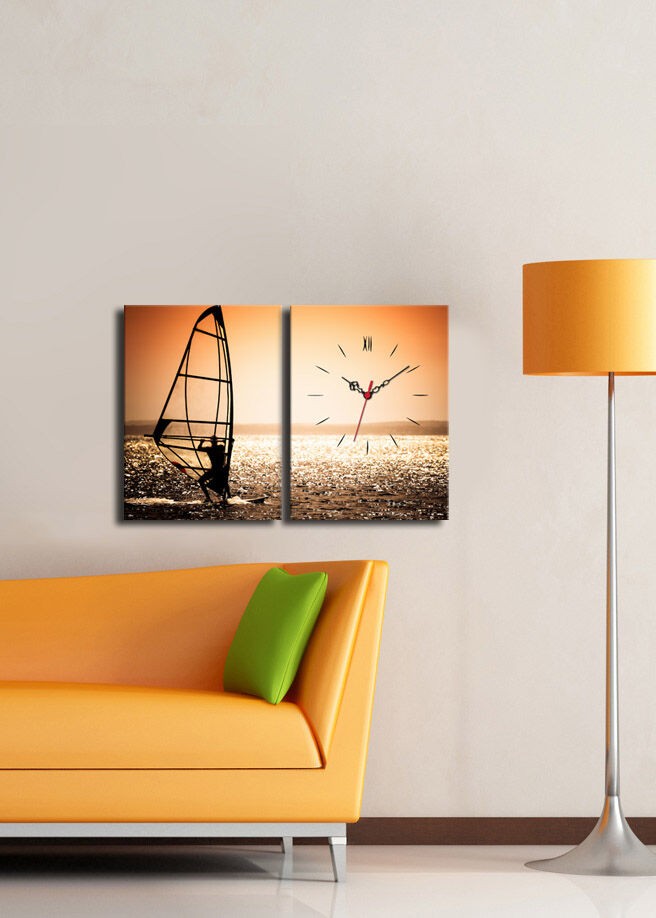 Wallity dzиден часовник 2P3040CS-96, 64x40 см, 2 дела