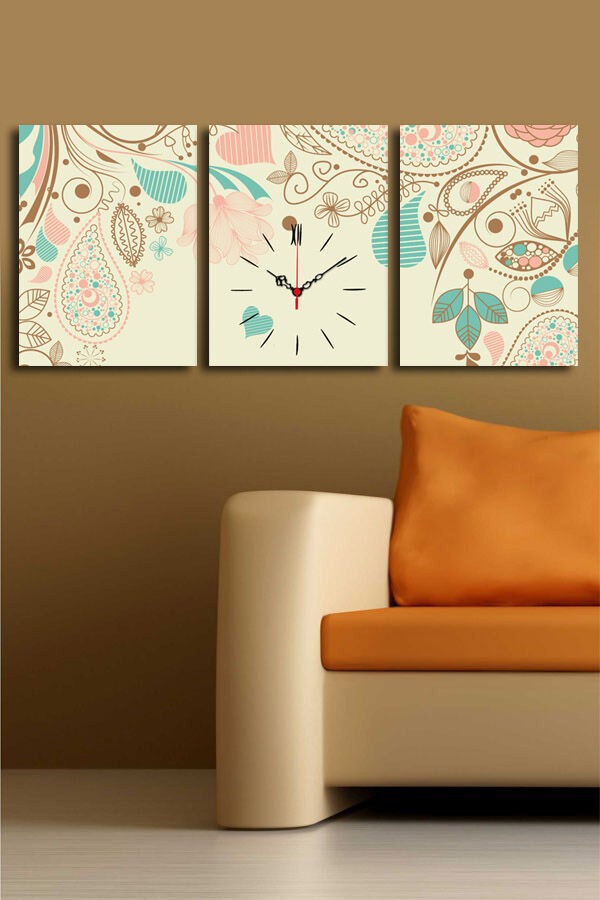 Wallity dzиден часовник 3P3040CS-61, 96x40 см, 3 дела