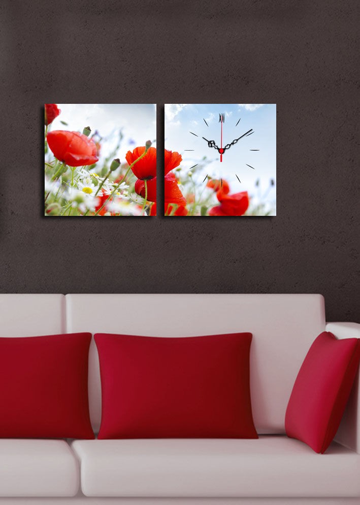 Wallity dzиден часовник 2P2828CS-15, 60x28 см, 2 дела