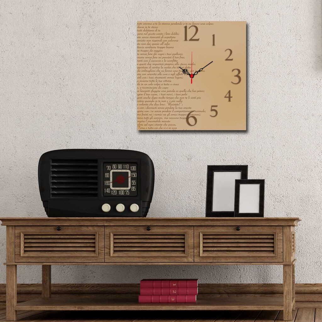 Wallity dzиден часовник Msk-47, 40x40 см